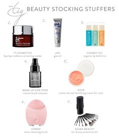 Beauty Stocking Stuffers, Brush Cleanser, Beauty Brushes, Organic Lip Balm, Budget Friendly Gift, Dior Beauty