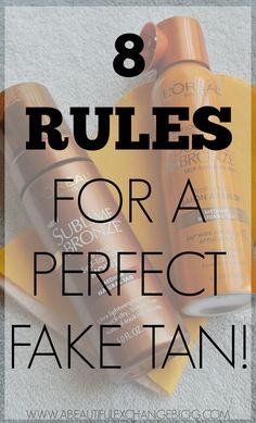 8 Rules for the PERFECT fake tan! [  my routine] How To Fake Tan Your Face, Spray Tan For Pale Skin, How To Apply Fake Tan, Best Fake Tan, Safe Tanning, Simple Routine