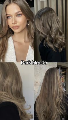 Irish Blonde Hair, Blonde Tones Hair, Hair Colour For Grey Eyes, Light Medium Skin Tone Hair Color, Dark Blonde Hair Solid Color, Blue Eyes Dark Blonde Hair, Hair Colour Cool Skin Tone, Glazed Donut Hair, Blonde Hair From Black