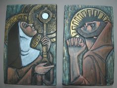 Spiritual Retreat, St Francis, Angel Art, Santa Clara, Sacred Art, Clay Art, San Francisco