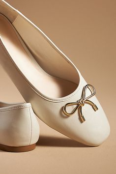 Find MAEVE Metal Bow Ballet Flats on Editorialist. Leather upper, insole, sole Slip-on styling Imported Metal Bow Ballet Flats by Maeve in Black, Women's, Size: 8, Leather Ballet Shoes Outfit, Black Ballet Shoes, Metal Bow, Ballerina Shoes Flats, Bow Flats, Ballerina Flats, Angelina Jolie, Fall Wardrobe, Style Board