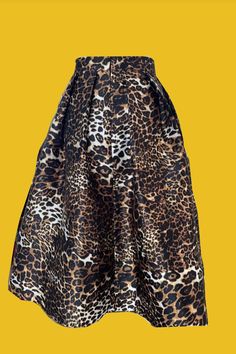 Leopard print full circle skirt, wear with our branded T-shirt for a contemporary look. PRE- ORDER ONLY. Shell: Polyester. Luxe taffeta fabric. Lining: Polyester Taffeta Fabric, Full Circle Skirt, Full Circle Skirts, Womens Skirts, Full Circle, Circle Skirt, Pre Order, Favorite Outfit, Leopard Print