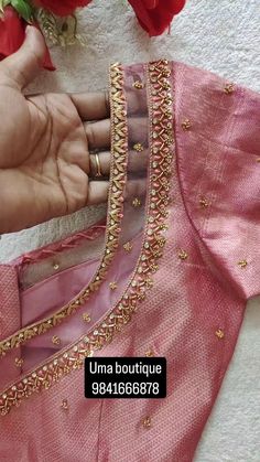 Uma Karthik | Designer blouse done for my client To get your outfit customised pls visit us in Chennai ANNANAGAR DM OR WHATSAPP FOR ENQUIRY Please be… | Instagram Aari Blouse Net Design, Simple Aari Work Blouse Design With Net, Aari Blouse With Net, Net Patch Work Blouse Designs, Blouse With Net Designs, Netted Aari Work Blouse Design, Net Blouse Back Designs, Simple Net Aari Work Blouse Designs