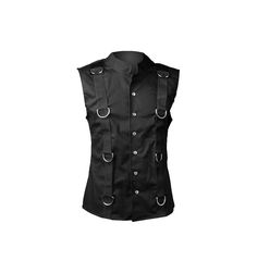 Gothic Fairytale, Patent Leather Dress, Chica Cool, Black Leather Vest, Vest For Men, Gothic Shirts, Men Street Fashion, Vest Designs, Uniform Fashion