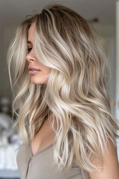 42 Beige Blonde Hair Color Ideas Everyone's Talking About Right Now Highlights And Low Lights Blond Hair, Blonde Highlights On Ash Blonde Hair, Cool Blonde With Highlights, Low Light Blonde Hair, Blonde Types, Creamy Blonde Hair Highlights, Sandy Beige Blonde Hair, Teasy Lights Blonde, Blonde Highlights On Dirty Blonde Hair