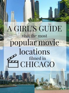 Download and save this checklist of popular movie locations that were filmed in Chicago Movie Place, Chicago Movie, Chicago Vacation, Amazing Movies, Chicago Trip, Famous Movie Scenes, Chicago Tours