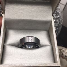 a ring in a box that is open