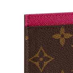 LOUIS VUITTON® - Card Holder - Fuchsia Louis Vuitton Card Holder, Louis Vuitton Official Website, Credit Card Holder Wallet, Louis Vuitton Pink, Woman Card, Pink Monogram, Pink Sale, Louis Vuitton Official, Formal Shoes For Men