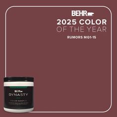 the color of the year is behr's 2055 color of the year