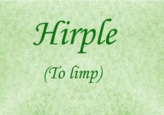 a green background with the words hiple to limpp