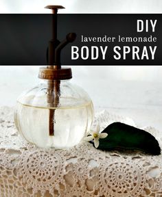 How to Make Lavender Lemonade Body Spray | Herbs and Oils Hub Body Spray Diy, Diy Lavender, Diy Deodorant, Homemade Deodorant, Lavender Lemonade, Diy Perfume, Natural Beauty Diy, Diy Skin Care Recipes