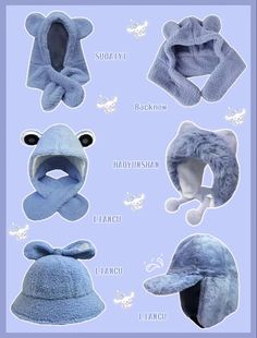 Hat Korean Style, Cute Cheap Hats With Ears, Gat Hat Korean, Cute Blue Winter Hat, Kawaii Winter Hats, Cute Boy Outfits, Luxury Hats, Skirt Inspiration