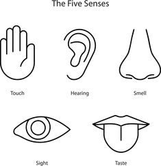 the five types of ear and hand gestures