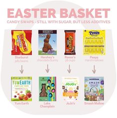 an image of easter basket candys with sugar, but less advertises them