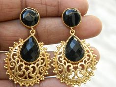 This listing is for 1 pair of Gold plated  Black onyx connector With Stud earring Earring Size:47mmLight Weight comfortable to wearMany thanks for you visit my store ♥ if you have any question please contact us.For wholesale Price Please Convo me.You can order different items as many you like . Teardrop Plated Jewelry As A Gift, Teardrop Plated Jewelry For Gifts, Teardrop Plated Jewelry Gift, Handmade Onyx Jewelry For Gifts, Elegant Black Plug Earrings As Gift, Gold Onyx Jewelry For Gift, Handmade Gold Onyx Jewelry, Teardrop-shaped Plated Jewelry For Gifts, Handmade Black Earrings For Anniversary