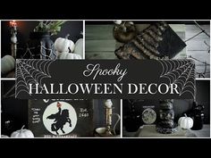 Spooky Halloween DIY Decor 2023! - YouTube Budget Friendly Diy, Spooky Things, Decor 2023, Spooky Halloween Decorations, Mod Podge, Dollar Tree Diy, Diy Halloween Decorations, Diy Halloween