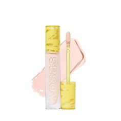 Kosas-Revealer Super Creamy + Brightening Concealer with Caffeine and Hyaluronic Acid-Makeup-RC2024_2.6_vessel-The Detox Market | 2.6 C - Light with cool pink undertones Hair Color For Brown Skin, Brightening Concealer, Olive Undertones, Makeup Blender, Best Concealer, Fair Skin Tone, Cream Base, Creamy Concealer, Neutral Undertones