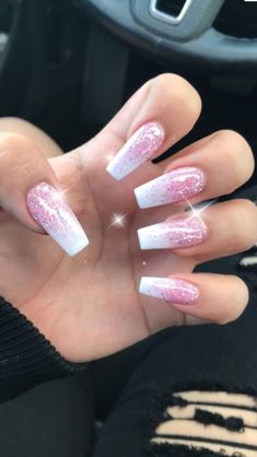 Casket Nails, Ballerina Nails, Acrylic Nail Art, Best Acrylic Nails