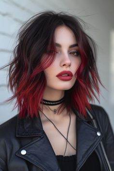 Medium Textured Hair, Vibrant Hair, Hair Shades, Hair Color Trends, Aesthetic Hair