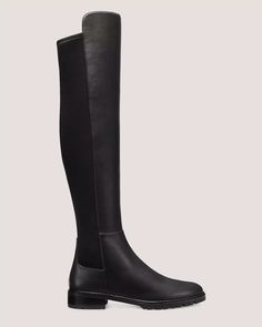 City Boot | Stuart Weitzman Stuart Weitzman City Boots, Medium Width Knee-high Boots With Lug Sole, Knee-high Boots With Lug Sole, Classic Boots With Medium Width And High Shaft, Knee-high Heeled Boots With Lug Sole, Tall Boots With Reinforced Heel And Round Toe, Fitted Lug Sole Boots For Fall, Fitted Fall Boots With Lug Sole, Tall Leather Knee-high Boots With Round Toe