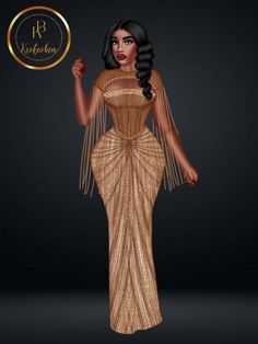 Nigerian Corset Dress, Beaded Lace Styles Asoebi, Gold Corset Dress, Lobola Celebration, Transparent Corset, Bespoke Dress, Pretty Homecoming Dresses, Braids Blonde, Gold Corset