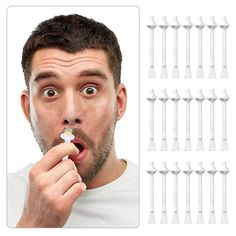 PRICES MAY VARY. 【Sufficient Quantity】 Package 60 pcs nose wax applicators contained in it are enough for you to use for at least 12 months. 【Multi-function】Nose wax applicators sticks Ideal for nose hair, nose surface, eyebrow area,The round head can be used with depilation wax to remove nose hair while sharp end applies to facial small areas, such as under the eyebrows, nose and mouth. 【Effectively & Painless】Many people who have used the nose wax applicators have far less pain than direct hai Small Nostrils, Nose Hair Removal, Hair Removal Women, Guys Eyebrows, Hair Removal For Men, Pore Cleanser, Nose Shapes, Nose Hair Trimmer, Wax Hair Removal