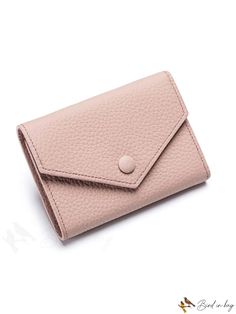 BirdinBag - Stylish and Sleek Womens Genuine Leather Small Wallet with Spacious Interior Minimal Wallet, Leather Pattern, Slim Wallet, Wallet Fashion, Small Wallet, Bird In Bag, Slim Design, Wallets For Women, Leather Women