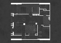 a black and white drawing of a floor plan