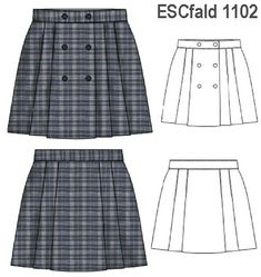 Mini Skirt Fashion, Pleated Fashion, Tartan Fashion, Rok Mini, School Uniform Fashion, School Skirt, How To Make Skirt, Baby Dress Design, African Fashion Modern