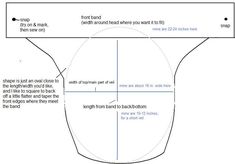 the diagram shows how to make a paper mask