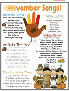 a thanksgiving turkey poem for kids