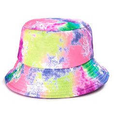 Get ready for some serious fun in the sun with our Playful Double Face Bucket Hat!!! This children's hat features a double-faced design with vibrant and whimsical patterns. Imagine burgers, fries, flowers, letters and other designs all coming together in a playful and colorful cartoon-like pattern. Made from a durable material, this hat offers excellent sun protection and is perfect for outdoor activities or casual wear. Fun Summer Outdoor Bucket Hat, Spring Multicolor Bucket Hat With Uv Protection, Trendy Multicolor Bucket Hat With Curved Brim, Trendy Multicolor Bucket Hat For Festival, Fun Green Sun Hat For Summer, Multicolor Uv Protection Bucket Hat For Spring, Trendy Multicolor Curved Brim Bucket Hat, Summer Outdoor Bucket Hat One Size, Fun Summer Bucket Hat, One Size Fits Most