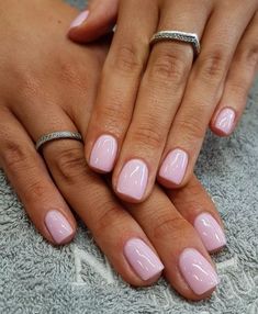 Milky Pink Nails, Milky Pink, Milky Nails, Nagellack Trends, Pink Gel Nails, Casual Nails, Nails 2024