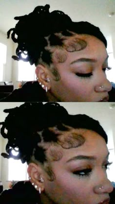 Kaliii Locs, Edges On Locs, Locs And Piercings, Locs With Edges, Loc Inspo Black Women, Locs Edges