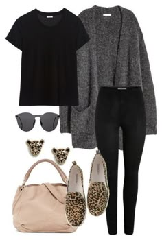 Mode Tips, Leopard Print Shoes, Print Shoes, Winter Mode, Casual Winter Outfits, 가을 패션, Polyvore Outfits