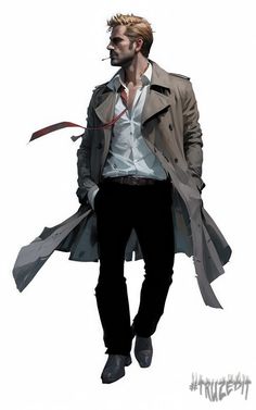 (John Constantine) The Wandering Son of England Returns Home  #aTrUzEDITi Wandering Son, Hedge Witch, Art Of Man, Dc Legends Of Tomorrow, Dc Comics Art, Dc Superheroes, Cosplay Ideas, Style Ideas