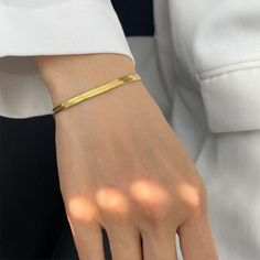 Our Sabrina bracelet is a sleek must-have piece. Made with a classic chain silhouette, use this essential as the base of your bracelet layers Details: 18k Gold Plated Stainless Steel Length: 17 cm Chain Extender: 6 cm Gold Plated Elegant Snake Chain Bracelet, Elegant Metal Snake Chain Bracelet, Elegant Gold Plated Snake Chain Bracelet, Elegant Gold-plated Snake Chain Bracelet, Gold Bracelet With Box Chain For Formal Occasions, Formal Box Chain Bracelets, Elegant Gold Snake Chain Bracelet For Everyday, Elegant Everyday Gold Snake Chain Bracelet, Elegant Snake Chain Bracelet, Tarnish Resistant