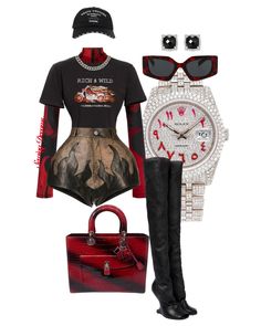 Rolex Necklace, Dior Boots, Stylish Summer Outfits, High Fashion Outfits, Birthday Outfits, Fashionista Clothes, Streetwear Fashion Women