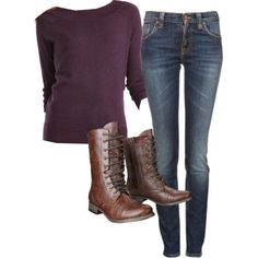 Outfits Con Botas Combat, Outfit Combat Boots, Outfit Grunge, Style Converse