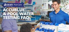 AccuBlue® & Pool Water Testing FAQs Cloudy Pool Water, Pool Algae, Water Testing, Pool Sizes, Pool Chemicals, Pool Maintenance, Saltwater Pool, Pool Water