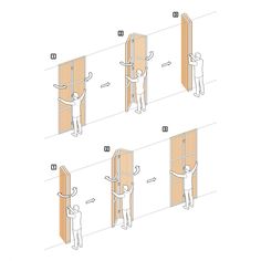 the instructions for how to use an open door with two hands and one hand on it