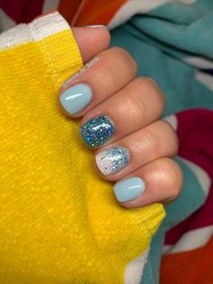 January Nails, Dip Powder Nails, Beach Nails, Color Street Nails, Short Acrylic Nails