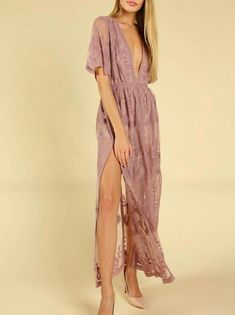 As You Wish Womens Embroidered Lace Maxi Dress in More Colors - shophearts Chic Lace Maxi Dress For Bridesmaid, Chic Lace Bridesmaid Maxi Dress, Feminine Wedding Maxi Dress With Lace Sleeves, Bohemian Sheer V-neck Maxi Dress, Spring Prom Lace Dress With Delicate Lace, Spring Prom Dress With Delicate Lace, Sheer Lace Floor-length Dress, Delicate Lace Dress For Spring Prom, Floor-length Sheer Lace Dress