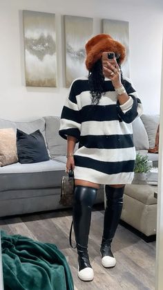 Black Woman Outfit Ideas, Woman Outfit Ideas, Outfit Ideas Winter, Woman Birthday, Winter Plus Size, Woman Outfit, Birthday Outfits, Classy Casual Outfits, Streetwear Fashion Women