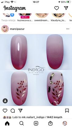 Plant Nails, Leaves Nails, Sunflower Nails, Fun Nail Colors, Wow Nails, Floral Nail Designs, Nail Tutorial, I Love Nails, Cute Nail Designs