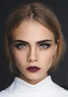 Eyebrow envy...overall makeup envy Diy Honey, Swag Dress, Crease Makeup, Makeup Brows, Eyes Eyeliner, Makeup Korean, Linda Hallberg, Korean Hair