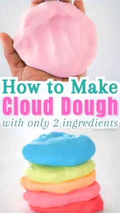 how to make cloud dough with only 2 ingredients