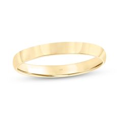 a plain yellow gold wedding ring