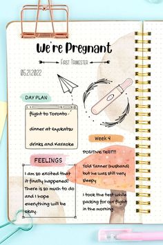 bullet journal ideas Pregnancy Bullet Journal, Pregnancy Journal Printable, Pregnancy Care Package, Bullet Journal Templates, Baby Tracker