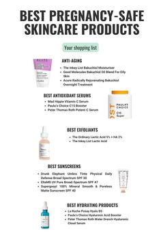 Looking for skincare that's safe for both you and your baby? From anti-aging to combating dry skin, our guide covers the best pregnancy-safe products. Learn what works for your skin without compromising on safety.  About: Safe skincare, pregnancy Pregnancy Safe Makeup, Best Antioxidant Serum, Pregnancy Safe Skin Care, All Natural Sunscreen, Healthy Pregnancy Food, Pregnancy Skincare, Antioxidant Serum, Acne Causes, Safe Skincare